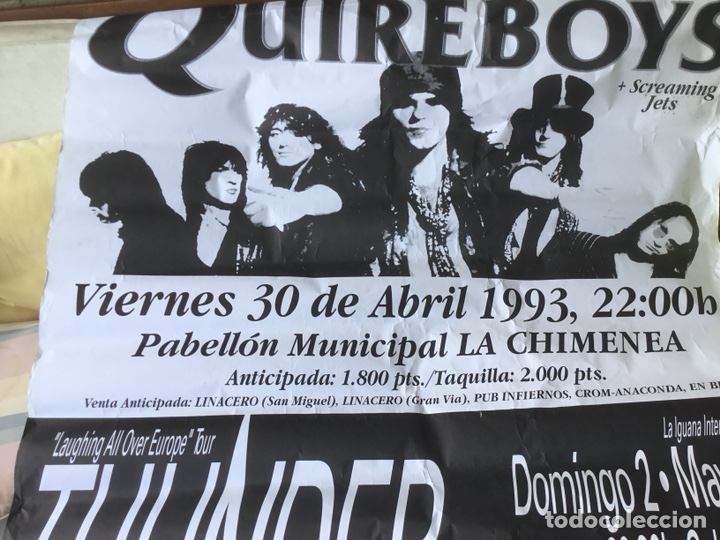 Carteles espect&aacute;culos: Quireboys , concierto 1993 - Foto 2