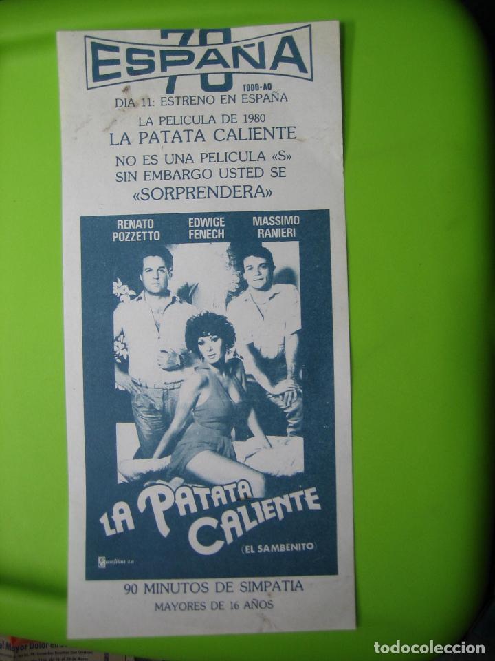 Carteles espect&aacute;culos: Cartelito de espect&aacute;culo 70 Espa&ntilde;a - Foto 1