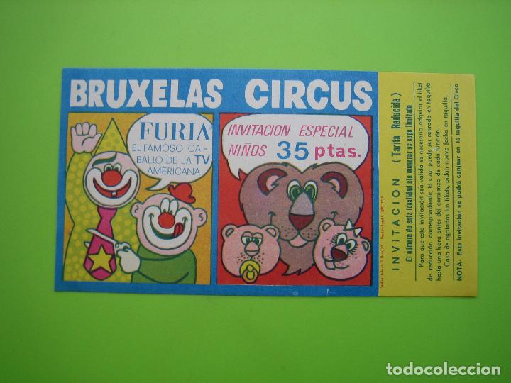 Carteles espect&aacute;culos: Cartelito circo. Bruxelas circus - Foto 1