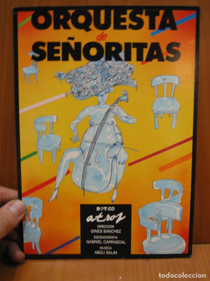 Carteles espect&aacute;culos: Programa de teatro. Orquesta de se&ntilde;oritas - Foto 1