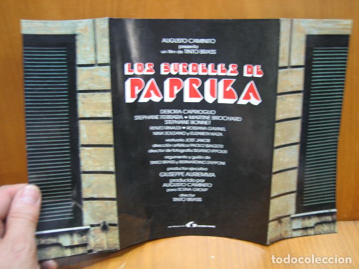 Carteles espect&aacute;culos: Programa de teatro. Los burdeles de Paprika - Foto 1