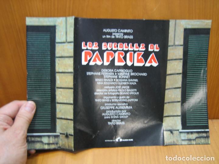 Carteles espect&aacute;culos: Programa de teatro. Los burdeles de Paprika - Foto 1
