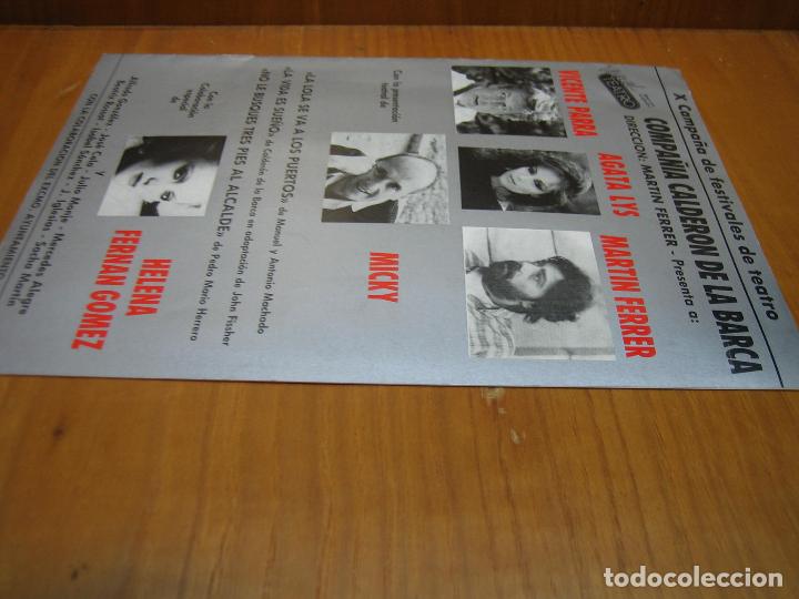 Carteles espect&aacute;culos: Programa de teatro. Compa&ntilde;ia Calder&oacute;n de la Barca - Foto 4