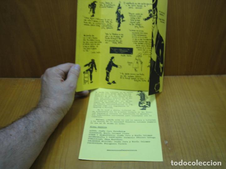 Carteles espect&aacute;culos: Programa de teatro. Falaguera teatro. Sr Maniqu&iacute; General - Foto 5