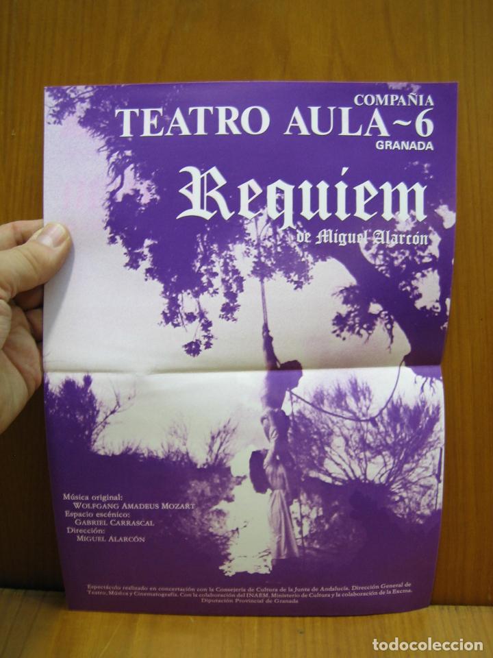 Carteles espect&aacute;culos: Programa de teatro. Teatro aula-6. Granada . Re quien - Foto 1