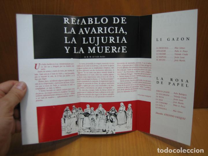 Carteles espect&aacute;culos: Programa de teatro. Teatro suripanta - Foto 3