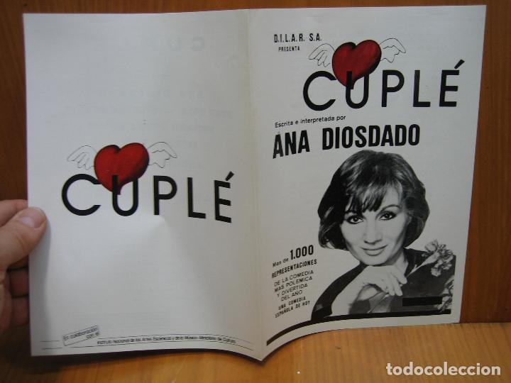 Carteles espect&aacute;culos: Programa de teatro. D.l.L.A.R. S.A. Cupl&eacute; - Foto 2