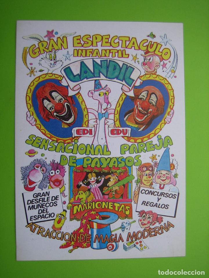 Carteles espect&aacute;culos: Cartelito circo Landil - Foto 1