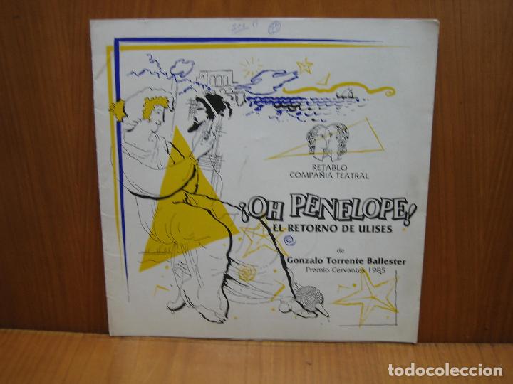Carteles espect&aacute;culos: Programa de Teatro. Oh Pen&eacute;lope 1985 - Foto 1