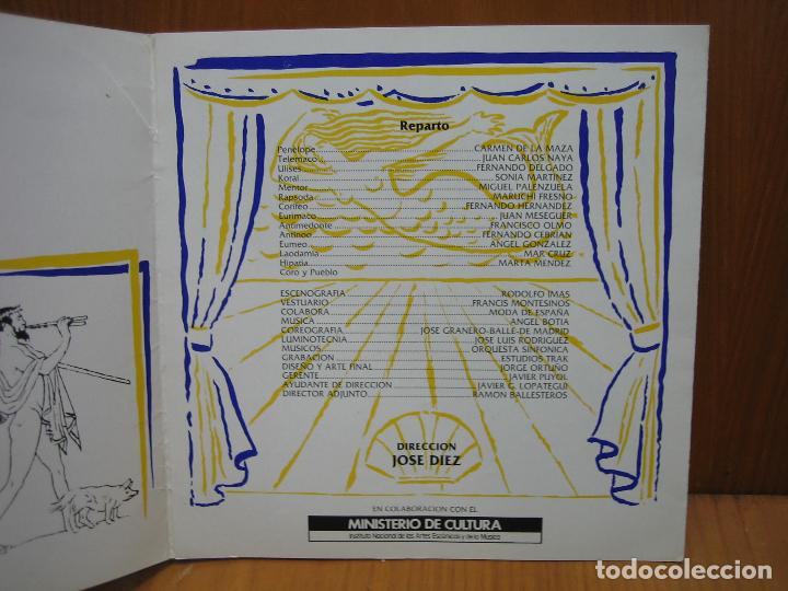 Carteles espect&aacute;culos: Programa de Teatro. Oh Pen&eacute;lope 1985 - Foto 4