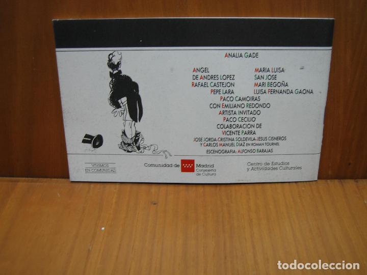 Carteles espect&aacute;culos: Programa de Teatro. Teatro Albeniz. Con la mosca en la oreja - Foto 5