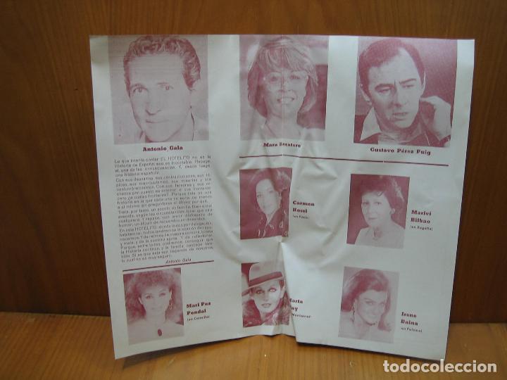 Carteles espect&aacute;culos: Programa de Teatro. El hotelito - Foto 3