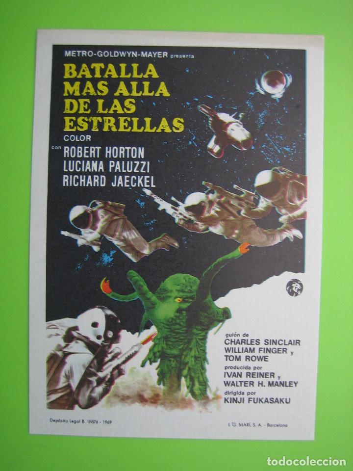 Carteles espect&aacute;culos: Programa de cine. Batalla m&aacute;s all&aacute; de las estrellas - Foto 1