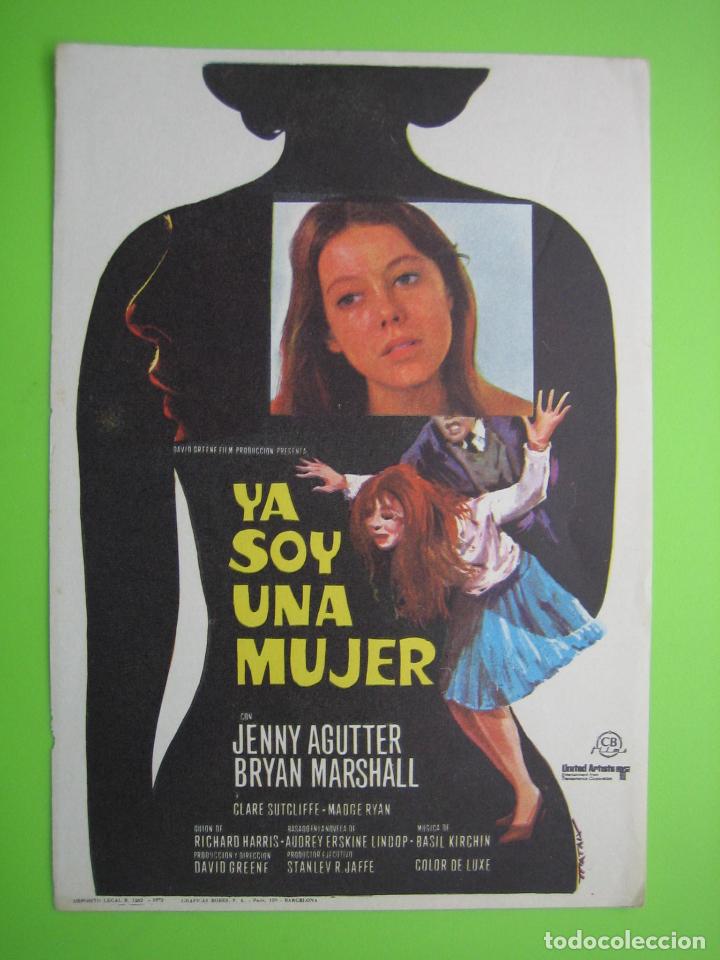 Carteles espect&aacute;culos: Programa de cine. Ya soy una mujer - Foto 1