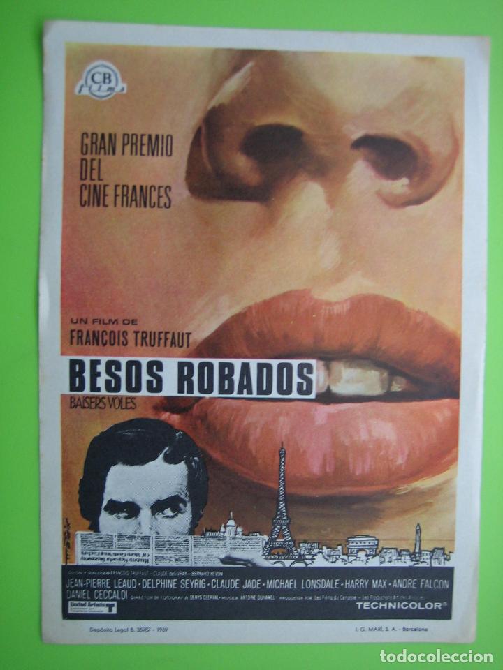 Carteles espect&aacute;culos: Programa de cine. Besos robados - Foto 1