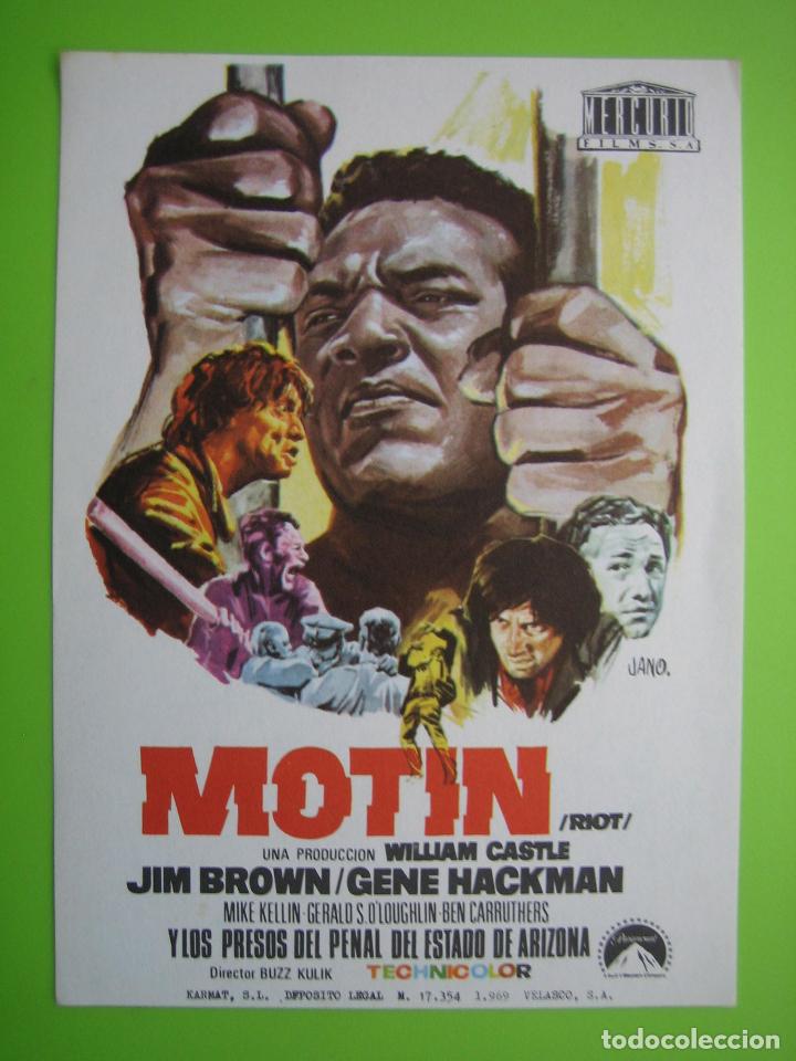 Carteles espect&aacute;culos: Programa de cine. Mot&iacute;n - Foto 1
