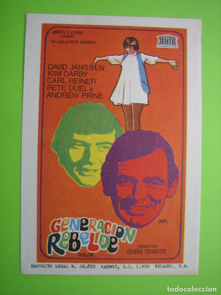 Carteles espect&aacute;culos: Programa de cine. Generaci&oacute;n Rebelloe - Foto 1