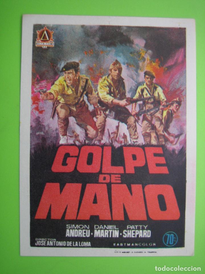 Carteles espect&aacute;culos: Programa de cine. Golpe de mano - Foto 1