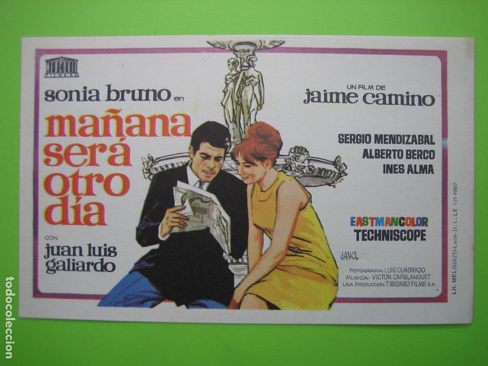 Carteles espect&aacute;culos: Programa de cine. Ma&ntilde;ana ser&aacute; otro d&iacute;a - Foto 1