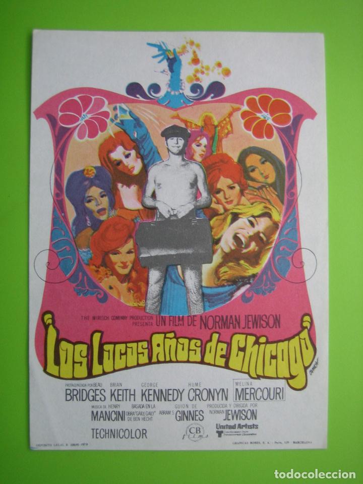 Carteles espect&aacute;culos: Programa de cine. Los locos a&ntilde;os de Chicago - Foto 1