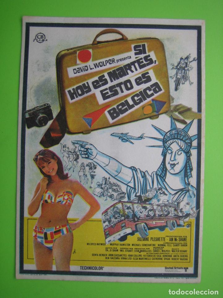 Carteles espect&aacute;culos: Programa de cine. Si hoy es martes esto es B&eacute;lgica - Foto 1