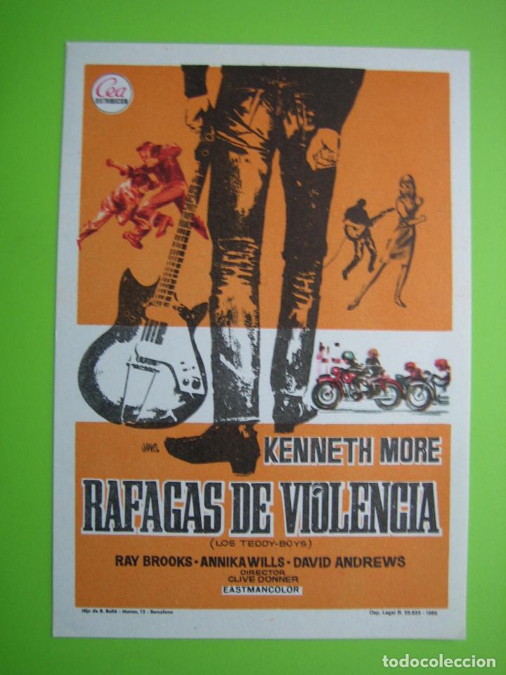 Carteles espect&aacute;culos: Programa de cine. R&aacute;fagas de violencia - Foto 1