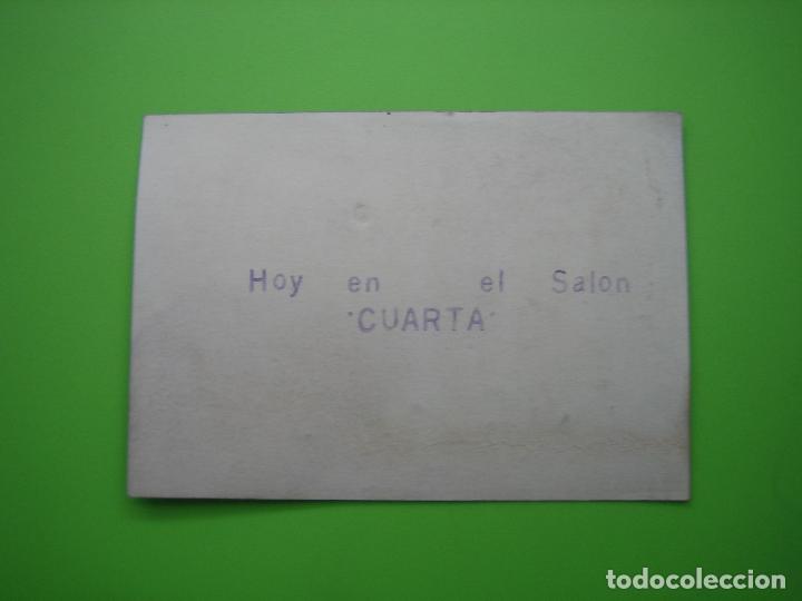 Carteles espect&aacute;culos: Antiguo Programa de cine en cartulina. Valentino - Foto 2