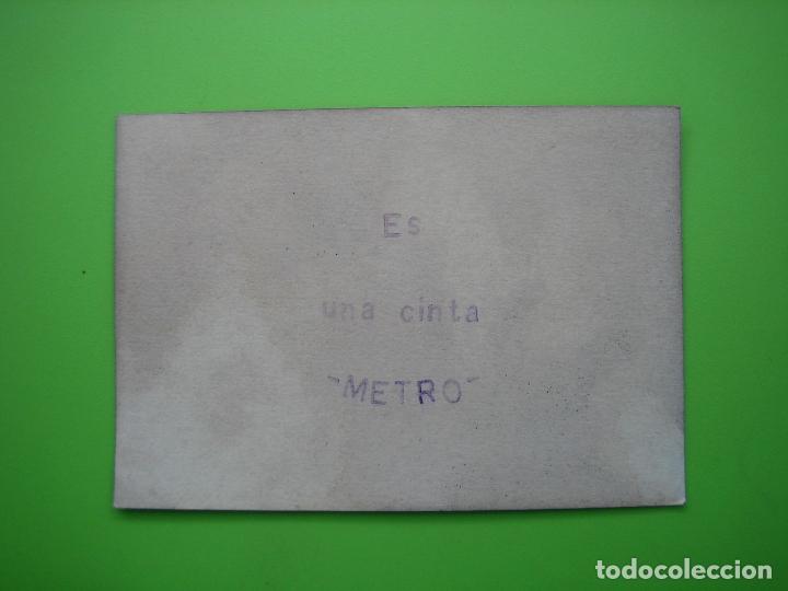 Carteles espect&aacute;culos: Antiguo Programa de cine en cartulina. Metro G. M - Foto 2