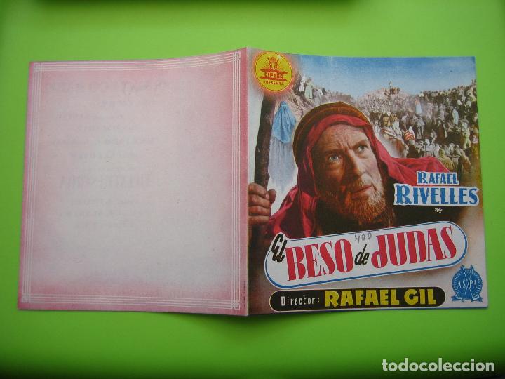 Carteles espect&aacute;culos: 1 Programa de cine. El beso de Judas. Francisco Rabal - Foto 3