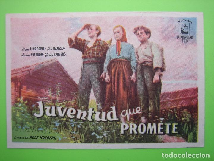 Carteles espect&aacute;culos: 1 Programa de cine. Juventud que promete - Foto 1