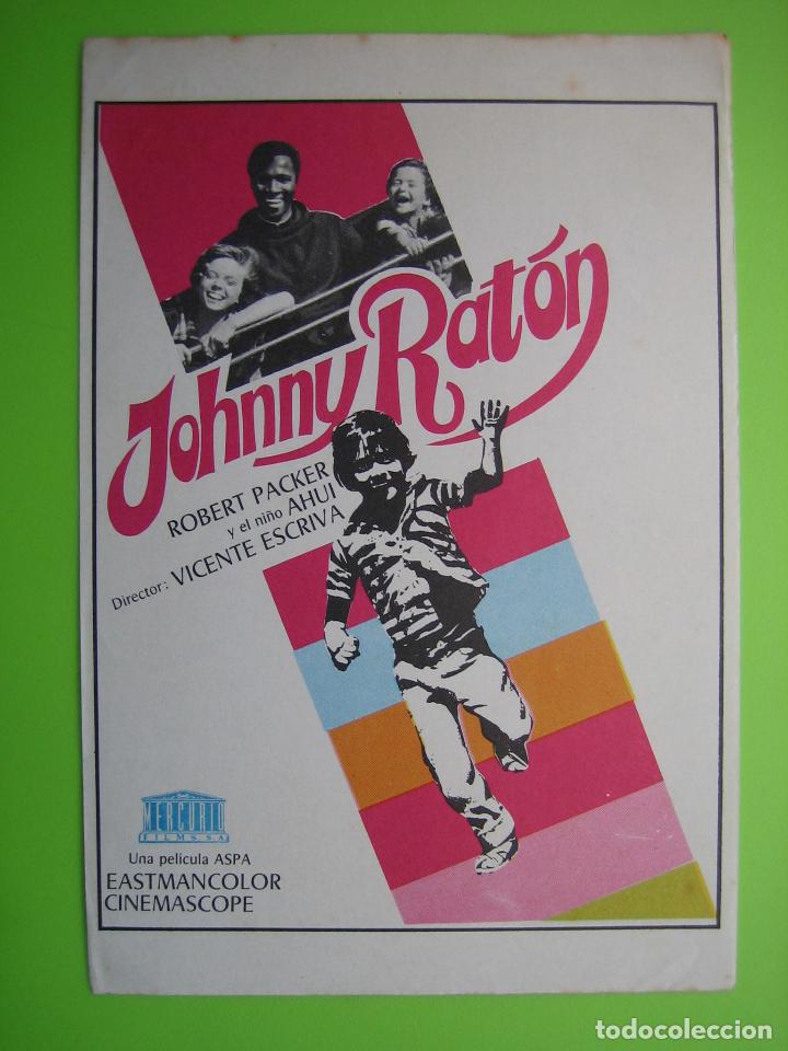 Carteles espect&aacute;culos: 2 Programa de pel&iacute;cula de cine. John y Rat&oacute;n - Foto 1