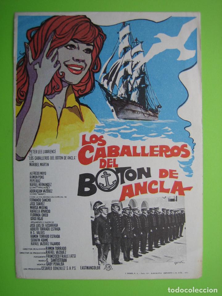Carteles espect&aacute;culos: 2 Programa de pel&iacute;cula de cine. Los caballeros del boton de Ancla - Foto 1