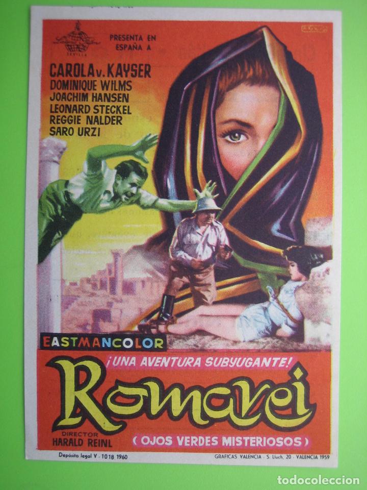 Carteles espect&aacute;culos: 2 Programa de pel&iacute;cula de cine. Tomarei. Cine Gran Capit&aacute;n - Foto 1
