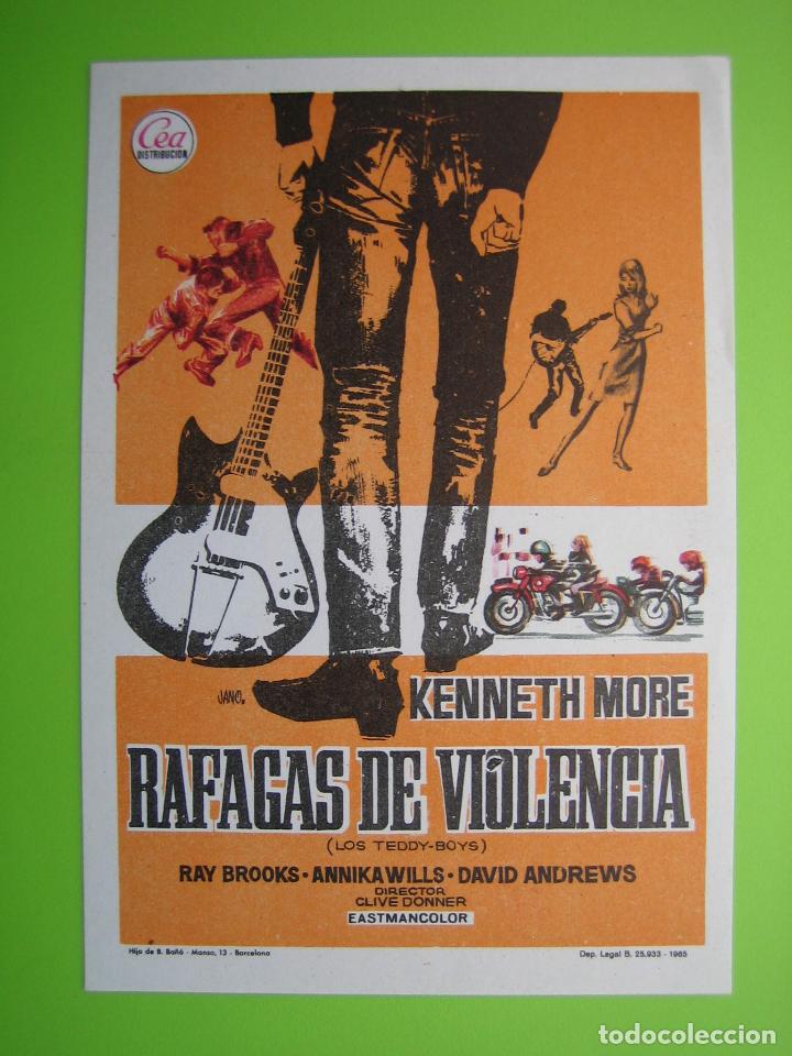Carteles espect&aacute;culos: 2 Programa de pel&iacute;cula de cine. R&aacute;fagas de violencia - Foto 1