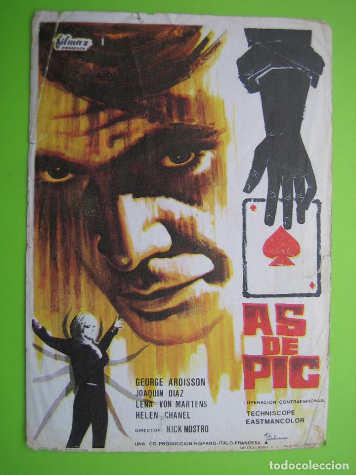 Carteles espect&aacute;culos: 2 Programa de pel&iacute;cula de cine. As de Pic - Foto 1