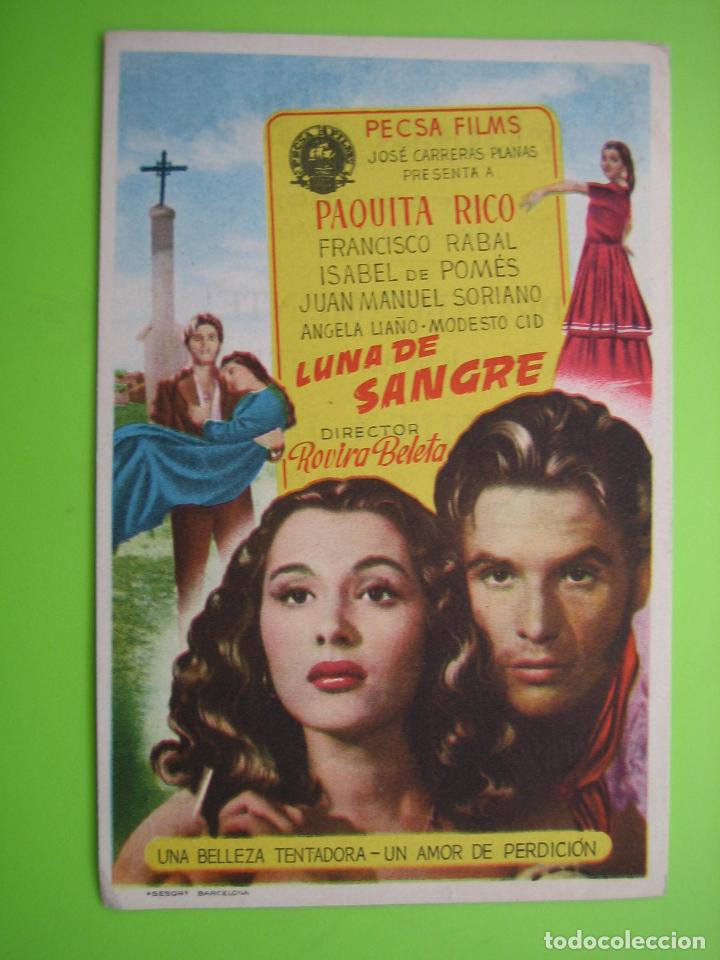 Carteles espect&aacute;culos: 3 Programa de pel&iacute;cula de cine. Luna de sangre. SaLa Buenos y Rives - Foto 1