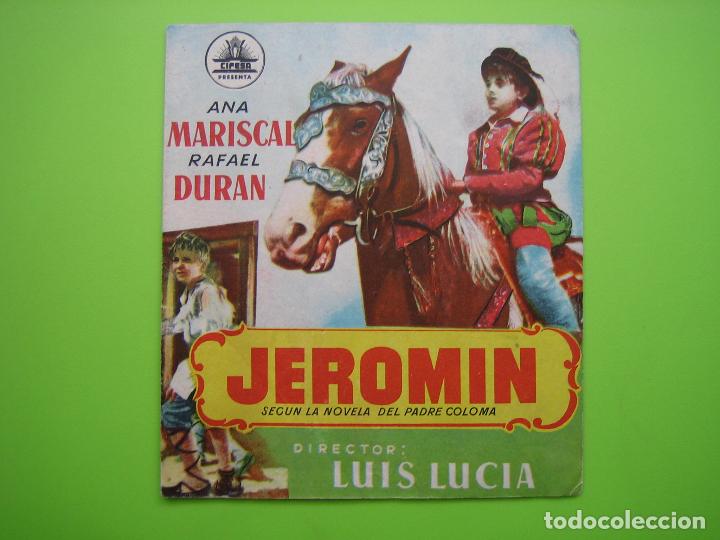 Carteles espect&aacute;culos: 3 Programa de pel&iacute;cula de cine. Programa doble. Jeromin - Foto 1