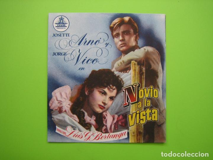 Carteles espect&aacute;culos: 3 Programa de pel&iacute;cula de cine. Programa doble. Novio a la vista - Foto 1