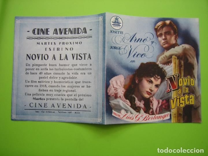 Carteles espect&aacute;culos: 3 Programa de pel&iacute;cula de cine. Programa doble. Novio a la vista - Foto 3
