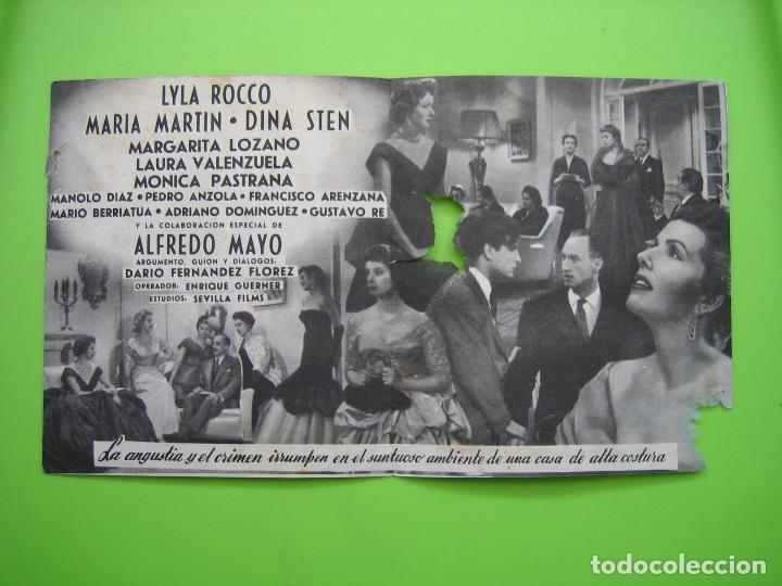 Carteles espect&aacute;culos: 3 Programa de pel&iacute;cula de cine. Programa doble. Alta costura - Foto 2