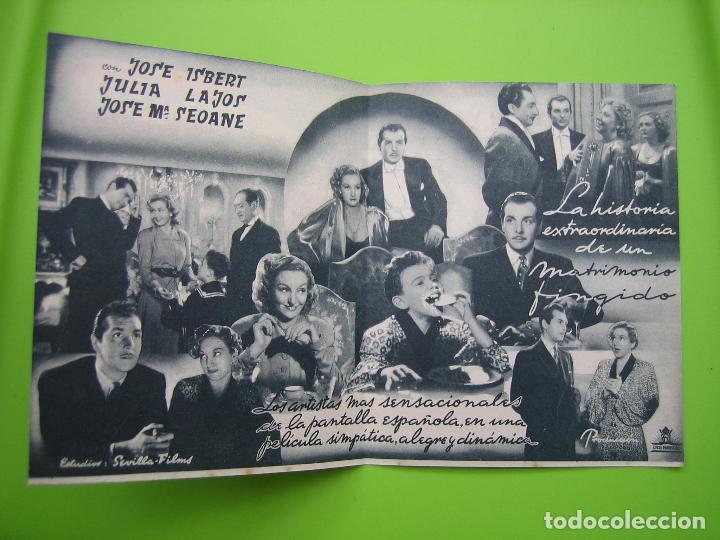 Carteles espect&aacute;culos: 3 Programa de pel&iacute;cula de cine. Programa doble. La vida empieza a media noche - Foto 2