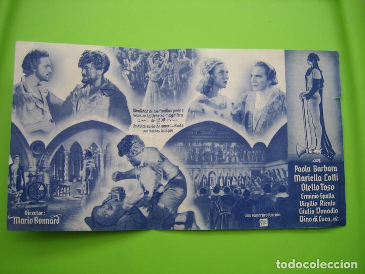 Carteles espect&aacute;culos: 3 Programa de pel&iacute;cula de cine. Programa doble. El puente de los suspiros - Foto 2