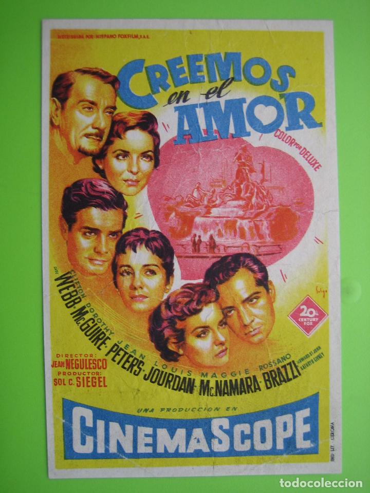 Carteles espect&aacute;culos: 4 Programa de cine. Creemos en el amor. Malaga cinema - Foto 1