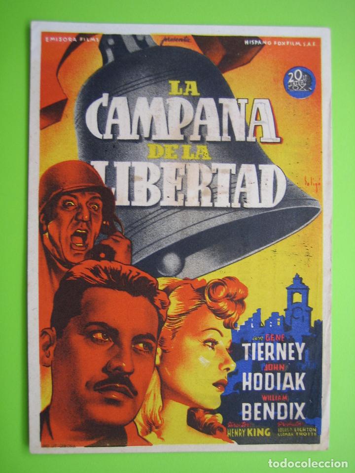 Carteles espect&aacute;culos: 4 Programa de cine. La campa&ntilde;a de la libertad. Gran teatro Nacional - Foto 1
