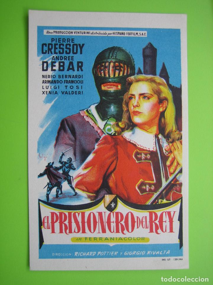 Carteles espect&aacute;culos: 4 Programa de cine. El prisioneiro del rey - Foto 1