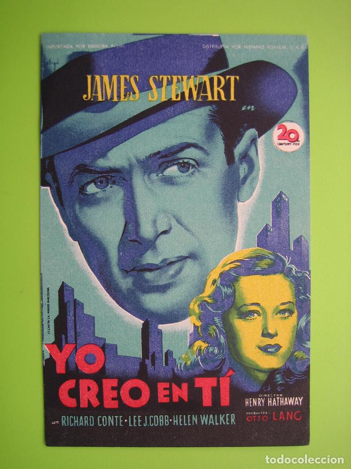 Carteles espect&aacute;culos: 4 Programa de cine. Yo creo en ti - Foto 1