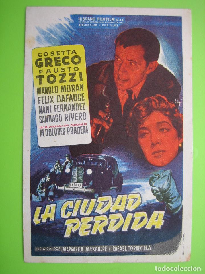 Carteles espect&aacute;culos: 4 Programa de cine. La ciudad perdida - Foto 1