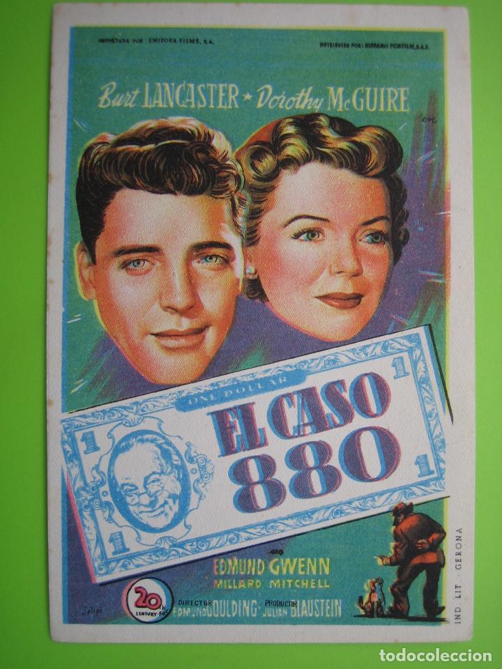 Carteles espect&aacute;culos: 4 Programa de cine. El caso 880 - Foto 1