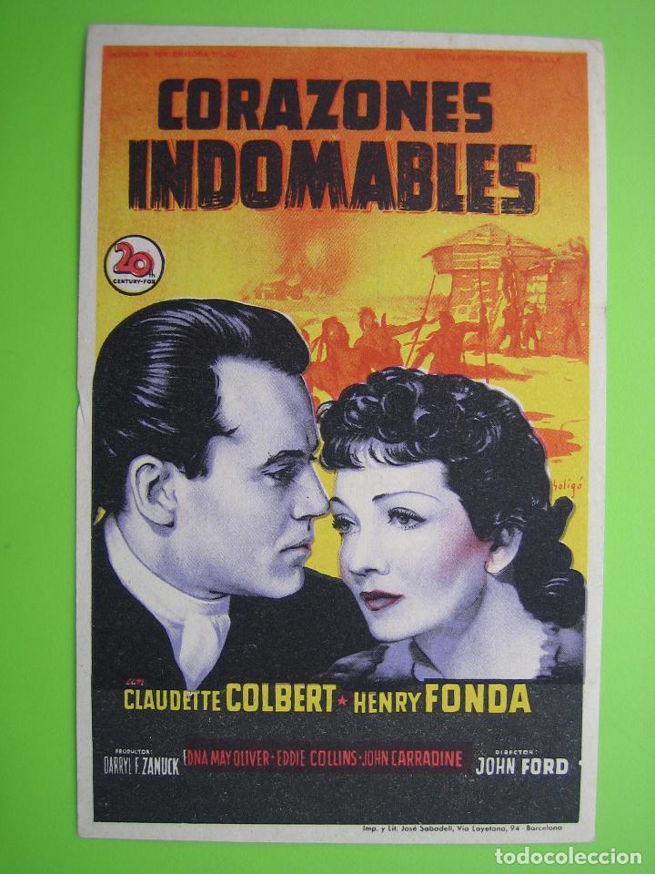 Carteles espect&aacute;culos: 4 Programa de cine. Corazones indomables. Cine Kursal - Foto 1