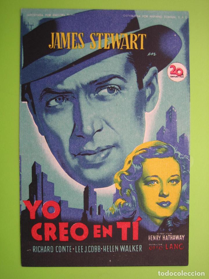 Carteles espect&aacute;culos: 4 Programa de cine. Yo creo en ti - Foto 1
